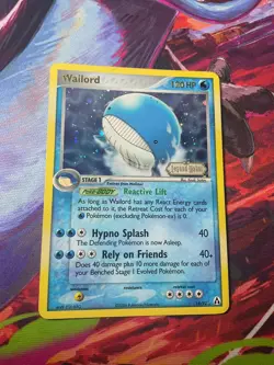 Wailord 14/92 ex Legend Maker Reverse Holo Stamped Pokemon TCG - Image 1
