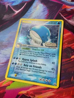 Wailord 14/92 ex Legend Maker Reverse Holo Stamped Pokemon TCG - Image 2
