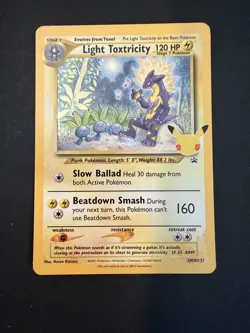 Light Toxtricity SWSH137 | Promo 25th Celebrations | Pokemon TCG | M/NM - Image 1