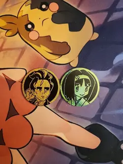 Erika & Larry Coin - Holographic - Ascended Heroes - Pokemon Collectible Coins - Image 1