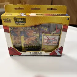 Pokemon TCG Sun & Moon Dragon Majesty Latias Pin Collection Box Factory Sealed - Image 1