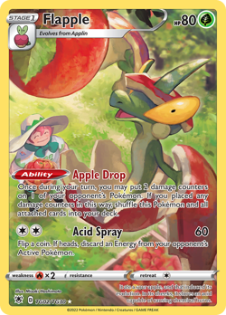 FLAPPLE TG02/TG30 HOLO ASTRAL RADIANCE TRAINER GALLERY POKEMON - Image 1