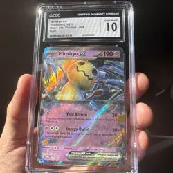Pokemon TCG Mimikyu EX #004 Promo Scarlet & Violet Black Star Promos CGC 10 - Image 1