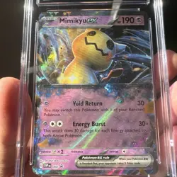 Pokemon TCG Mimikyu EX #004 Promo Scarlet & Violet Black Star Promos CGC 10 - Image 2