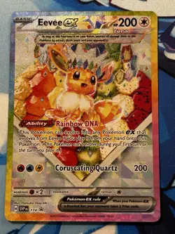 Eevee EX Sv: Scarlet & Violet Black Star Promo Birthday Cake Eevee Pokemon - Image 1
