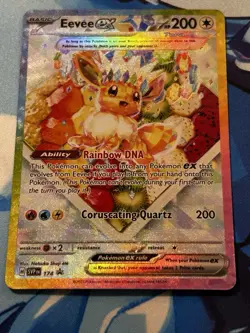 Eevee EX Sv: Scarlet & Violet Black Star Promo Birthday Cake Eevee Pokemon - Image 2