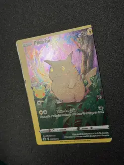 MISCUT ERROR Pikachu Celebrations 005/025 Holo Rare Pokemon TCG NM - Image 4