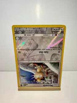 Meowth 101/147 Common Burning Shadows Pokemon Reverse Holo Near Mint - Image 2