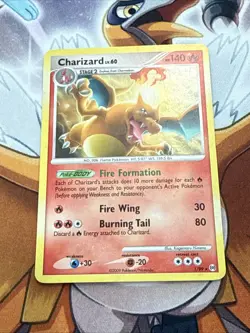 Pokemon TCG Charizard 1/99 Platinum Arceus Holo NM - Image 1