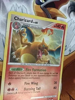 Pokemon TCG Charizard 1/99 Platinum Arceus Holo NM - Image 2