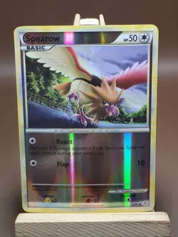 Spearow 62/95 HGSS: Unleashed Reverse Holo Common Pokemon MP - Image 1