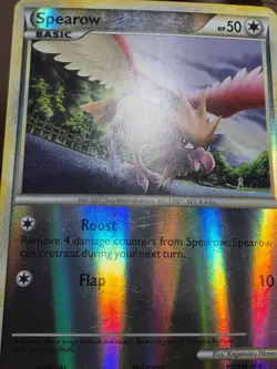 Spearow 62/95 HGSS: Unleashed Reverse Holo Common Pokemon MP - Image 5