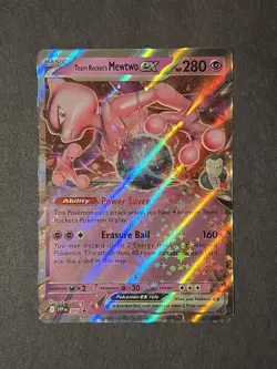 Team Rocket's Mewtwo ex - 205 - Pokemon TCG Scarlet & Violet Promo - Image 1
