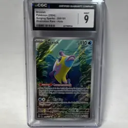 Pokemon Bruxish 200/191 Sv08: Surging Sparks Illustration Rare Holo CGC 9 - Image 1