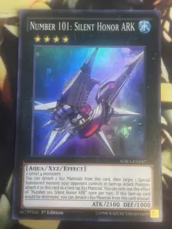 Yugioh: Number 101: Silent Honor ARK - WIRA-EN047 - Super Rare - 1st Edition NM - Image 1