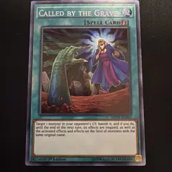 Called by the Grave - RA01-EN057 - Platinum Secret Rare - 1st Edition NM Yugioh - Image 1