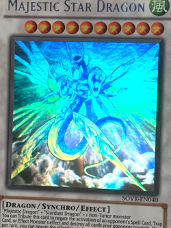 yugioh Majestic Star Dragon SOVR-EN040 Ghost Unlimited Edition Near Mint - Image 3