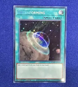 Yugioh Terraforming BLMR-EN087 Secret Rare 1st Ed NM - Image 1