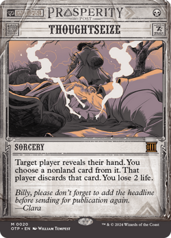 Thoughtseize (REGULAR) x1 - MTG Breaking News OTP #20 - Image 1