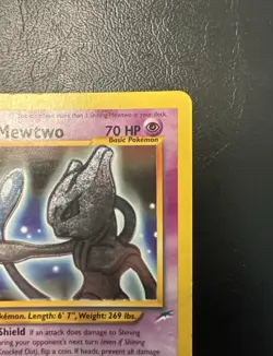 Shining Mewtwo 109/105 Neo Destiny Holo Pokemon 1st Edition - Image 3