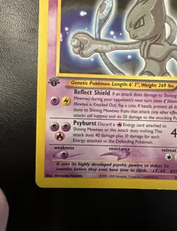 Shining Mewtwo 109/105 Neo Destiny Holo Pokemon 1st Edition - Image 4