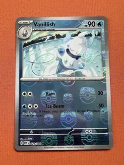 Vanillish (Master Ball Pattern) 028/086 Sv: White Flare Holo Pokemon TCG NM - Image 1