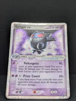 Gengar ex 108/112 Firered & Leafgreen Holo Ultra Rare Pokemon TCG Nintendo HP - Image 3