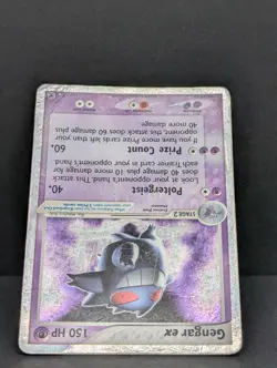 Gengar ex 108/112 Firered & Leafgreen Holo Ultra Rare Pokemon TCG Nintendo HP - Image 4