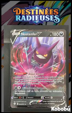 Carte Pokemon Nostenfer V 044/072 EB4.5 Destinees Radieuses Epee et Bouclier - Image 1