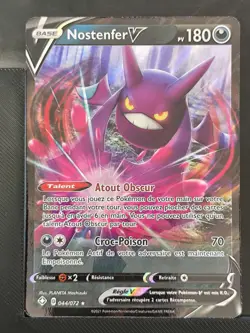 Carte Pokemon Nostenfer V 044/072 EB4.5 Destinees Radieuses Epee et Bouclier - Image 2