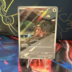 Pokemon TCG Kangaskhan Illustration Rare Destined Rivals Card 204/182 NM #121 - Image 1