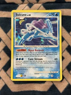 Pokemon Suicune 19/132 Secret Wonders Miscellaneous Card Cracked Ice Holo - HP - Image 1