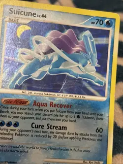 Pokemon Suicune 19/132 Secret Wonders Miscellaneous Card Cracked Ice Holo - HP - Image 5