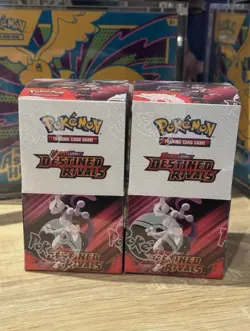 2 x Pokemon Destined Rivals Half Booster Box New & Sealed - Image 1