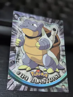 2000 Topps Pokemon TV Animation Series Blastoise #9 Foil Card LP Vintage - Image 2