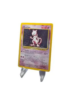 1999 Pokemon TCG Mewtwo Base Set Holo Unlimited Rare Card 10/102 - Image 1