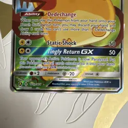 Pokemon Dedenne GX Promo Alternate Art Holo 195A/214 Basic Lightning 2020 - Image 2