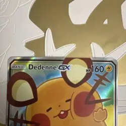 Pokemon Dedenne GX Promo Alternate Art Holo 195A/214 Basic Lightning 2020 - Image 3