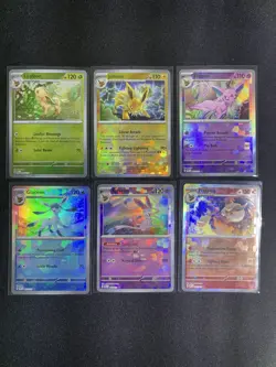 Pokemon TCG Eeveelution Pokeball Lot Of 6 - NM/M Condition - Prismatic Evolution - Image 1