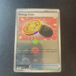 Energy Coin 081/086 Poke Ball Pattern Holo SV: Black Bolt NM Pokemon - Image 1
