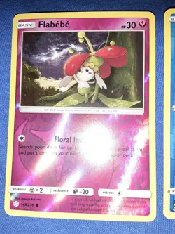 Pokemon TCG Flabebe Sun & Moon - Cosmic Eclipse 149/236 Reverse Holo Common - Image 1