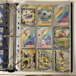 Huge Binder Collection Lot of 300+ Pokemon Cards Mixed Secret Rainbows Full Art - Image 3