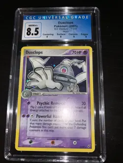 Dusclops Holo EX Deoxys 7/107 CGC 8.5 NM/Mint+ With Subgrades Pokemon TCG 2005 - Image 1
