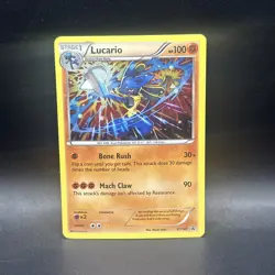 Lucario XY140 XY Holo Black Star Promo Pokemon Card - Image 1