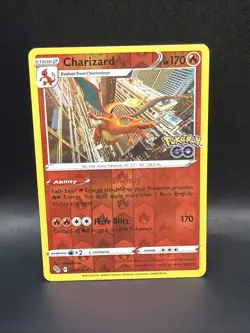 Charizard Reverse Holo Holo Rare Pokemon GO 010/078 - Image 1