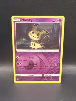 Pokemon Mimikyu 58/145 SM - Guardians Rising Reverse Holo Rare - Image 1