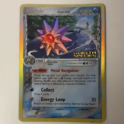 Pokemon Starmie EX Delta Species 15/113 Holo Rare Reverse 60HP Stage 1 2005 - Image 1