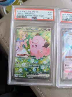 Lillie's Clefairy EX 184/159 English Pokemon TCG PSA 9 - Image 1