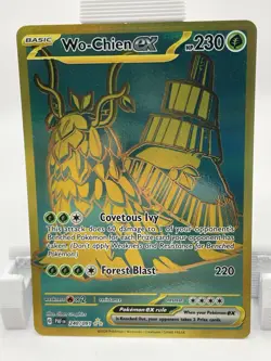 Pokemon Wo-Chien EX Hyper Rare 240/091 SV Paldean Fates Holo Basic 230 HP 2024 - Image 1