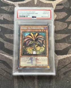 Exodia the Forbidden One - Secret Rare - Emblazoned Stamp - 25LP-EN000 - PSA 10 - Image 1